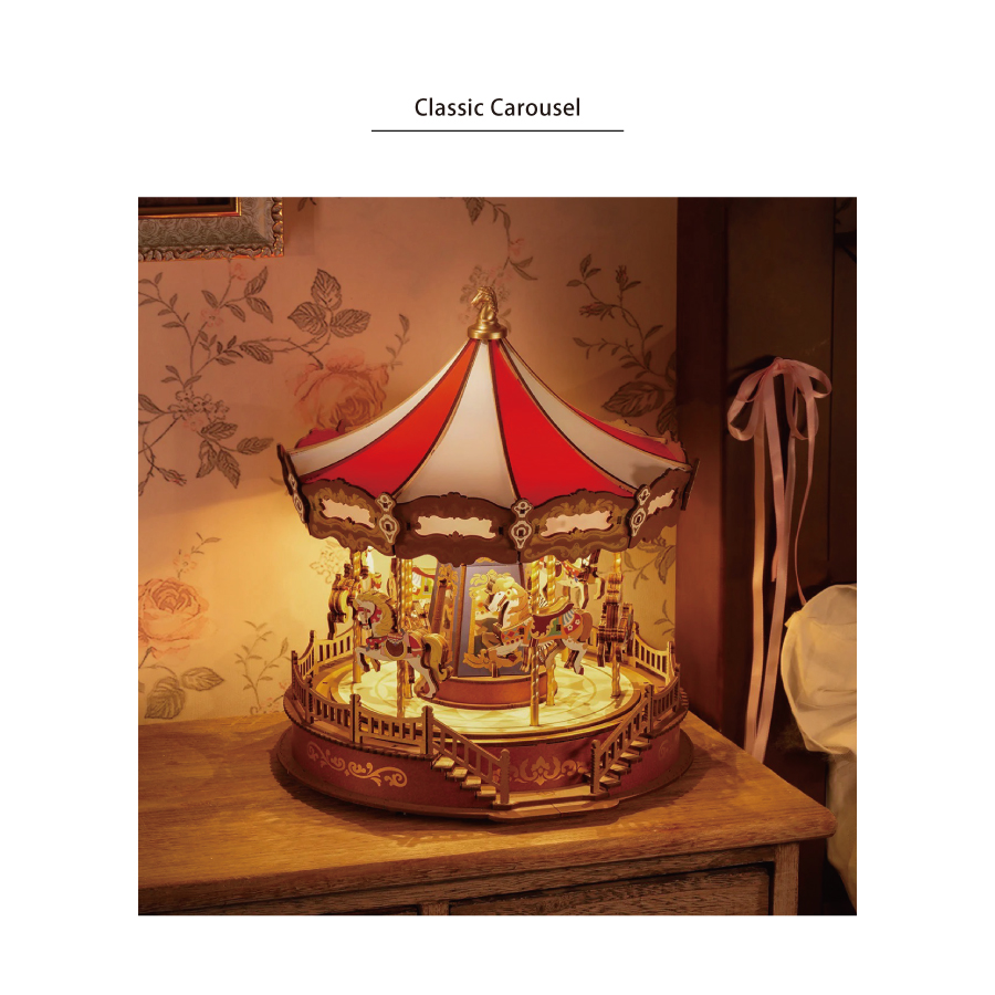 Rolife】メロディー メリーゴーランド Classic Carousel ミュージック