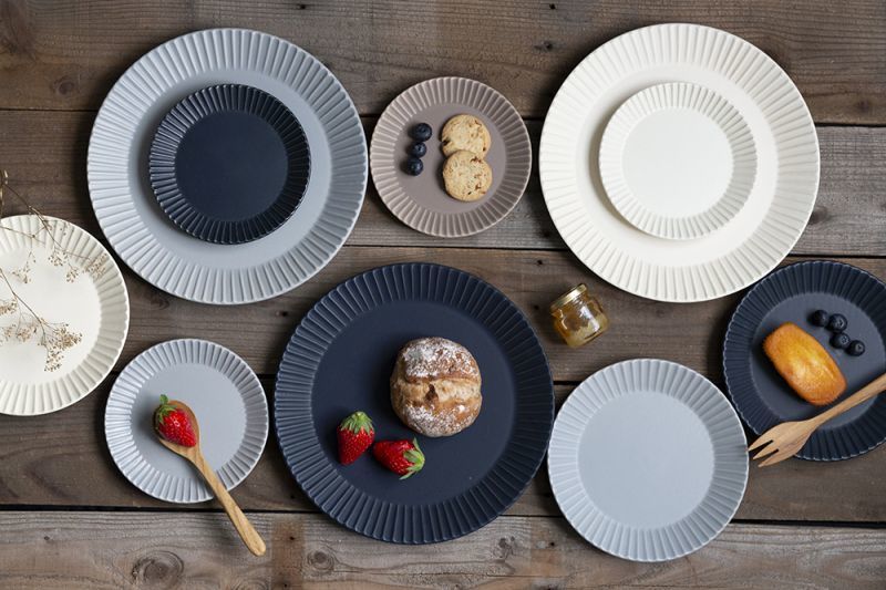 作山窯-SAKUZAN-】SAKUZAN DAYS Sara Stripe Plate S ストライプ