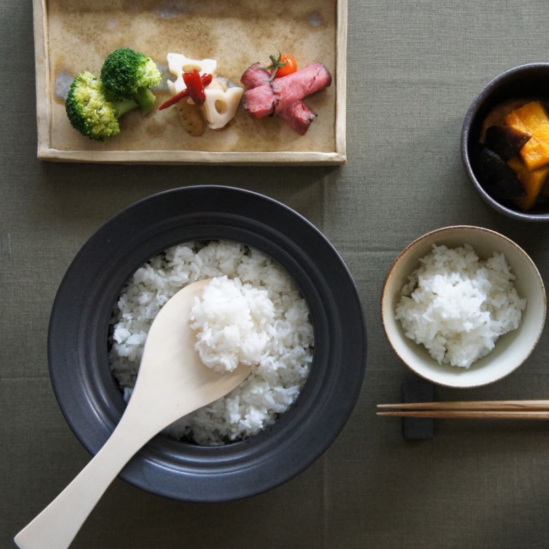 SALIU】The chef 炊飯土鍋 ごはん鍋 3合炊き ザシェフ 日本製 美濃焼