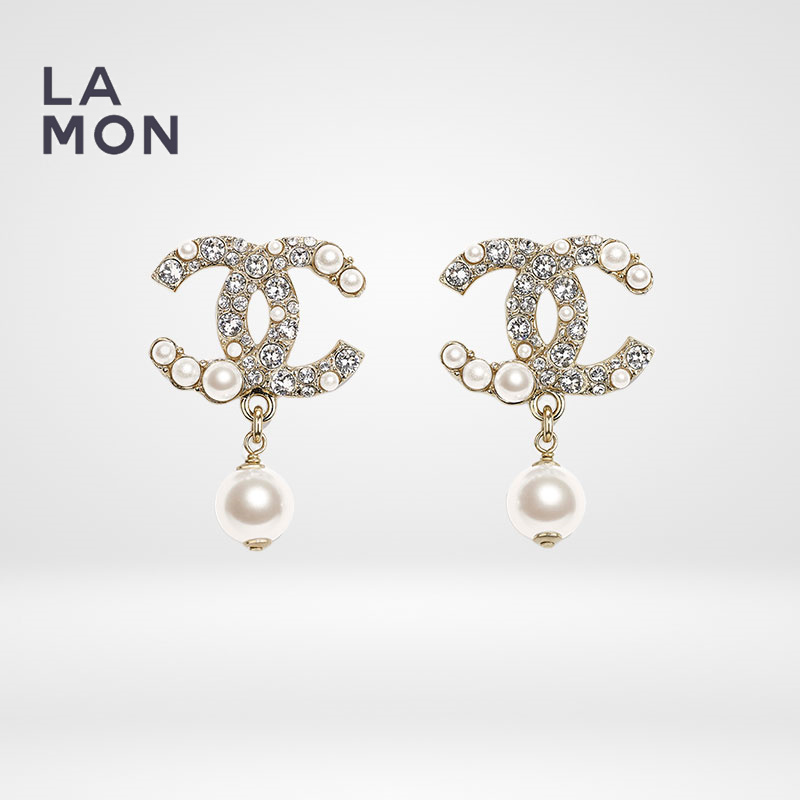 シャネル ピアス CHANEL EARRING AB5737 ココマーク メタル ストラス