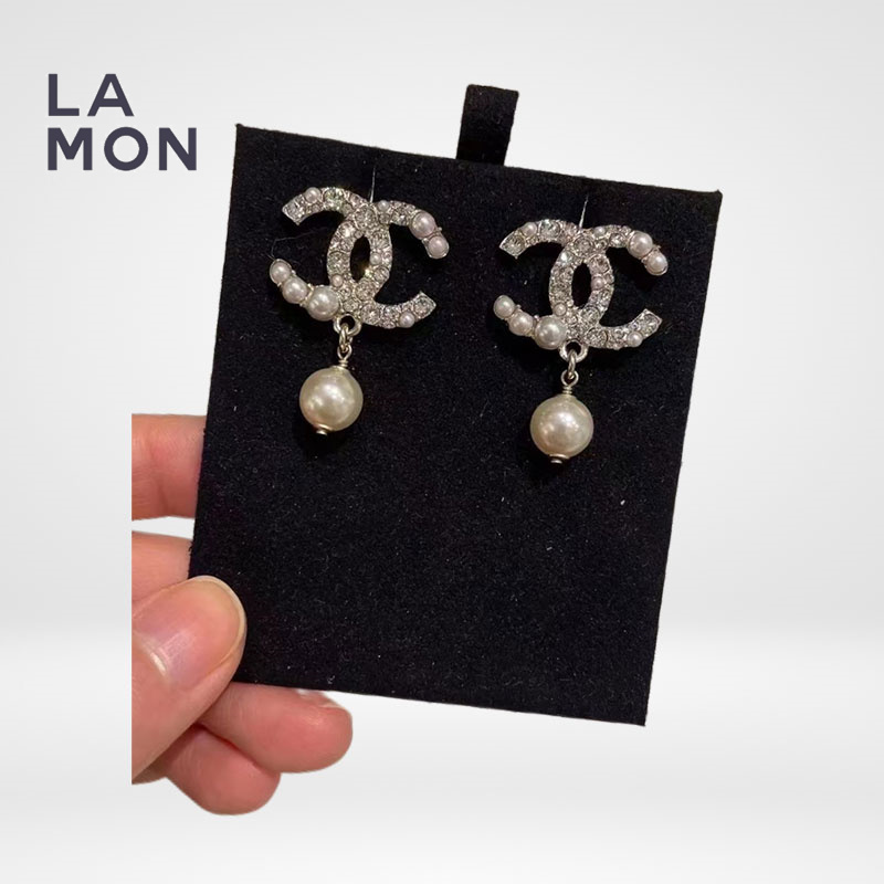 シャネル ピアス CHANEL EARRING AB5737 ココマーク メタル ストラス