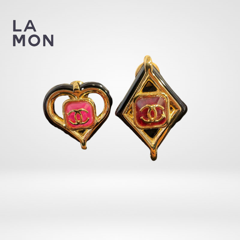 シャネル ピアス CHANEL EARRING AB5737 ココマーク メタル ストラス