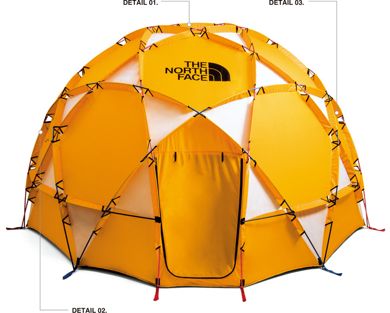 ザ・ノース・フェイスから日本開発モデルの新型ドームテント「Geodome