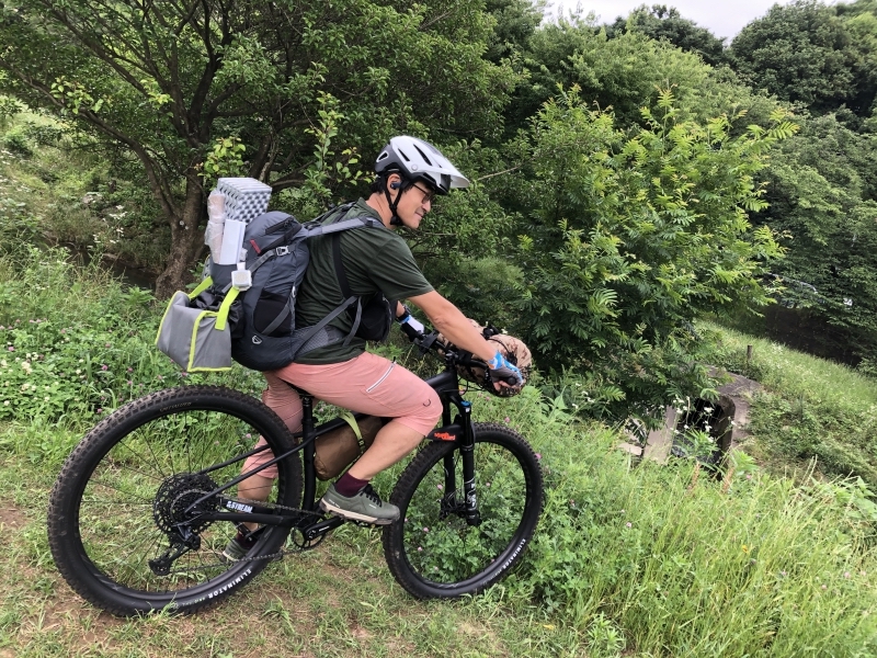 50代からのソロキャン】ソロ用キャンプギアを背負って自転車で40キロ