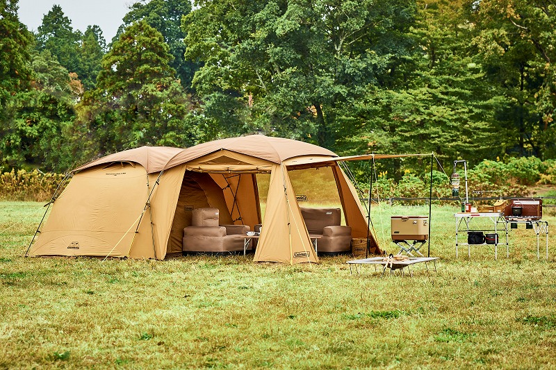コールマンの2023年新作2ルームテントが登場！メンテナンス簡単で