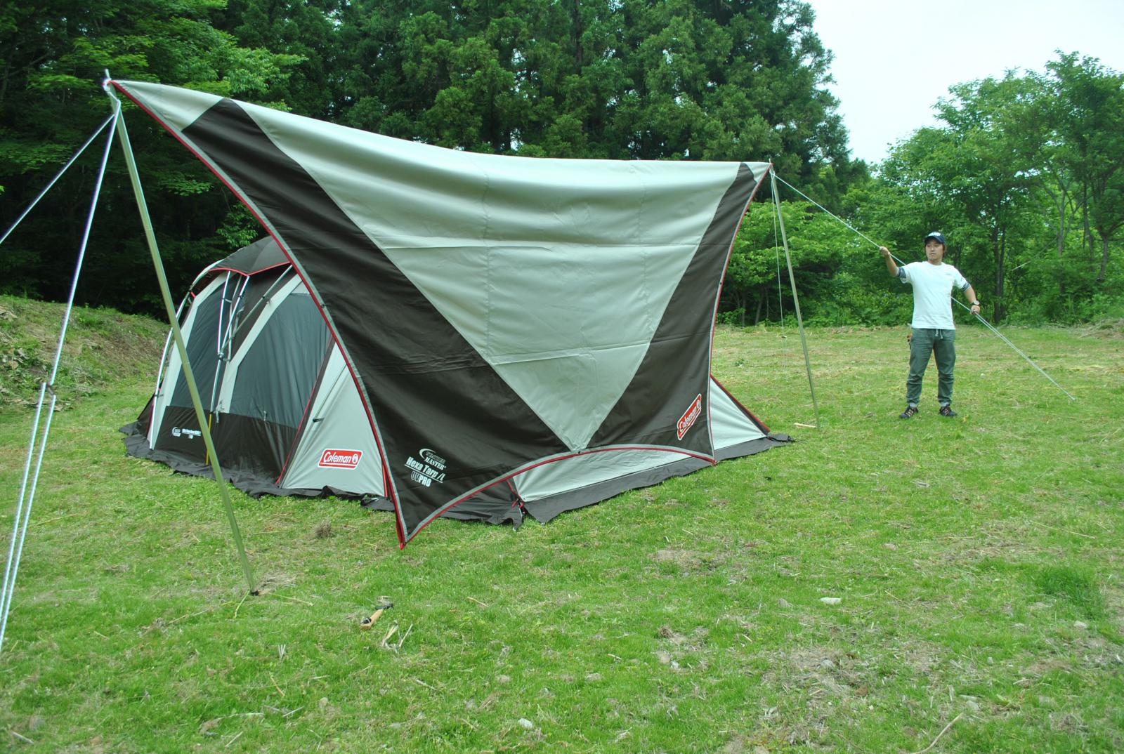 タープ連結】コクーンⅡ＋ヘキサタープで快適空間をつくる！3つの