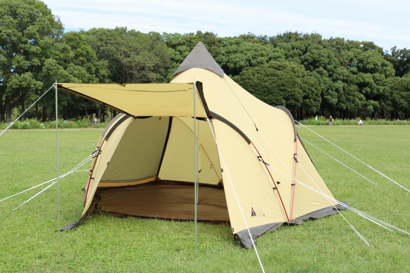 ワンポールテントの進化系！ogawaの「 TRES（トレス）」を設営してみた