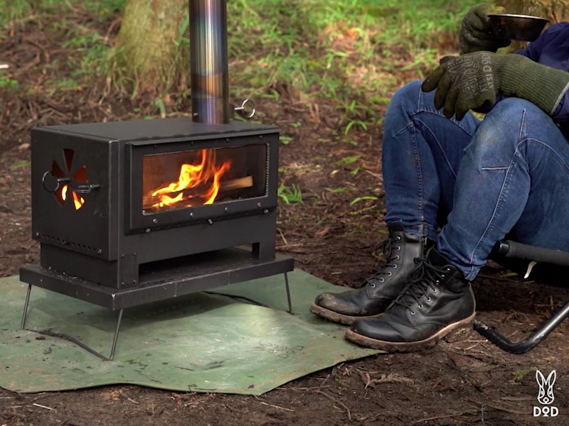 DODからオールインワン薪ストーブ「おとなのまきちゃん」が発売！本格