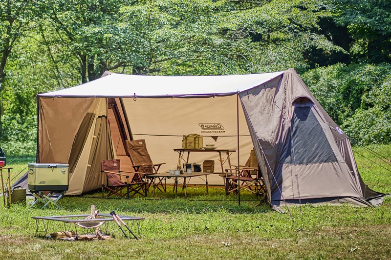 コールマンの最高峰「マスターシリーズ」最新作！変化自在のシェルター