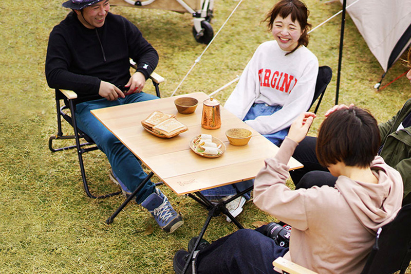 DODの「ジミニーテーブル」地味にいい！オシャレな天板のお手頃サイズ