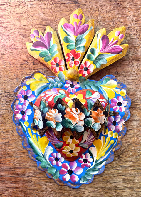 メキシコ ハートの ニチェ 壁飾り