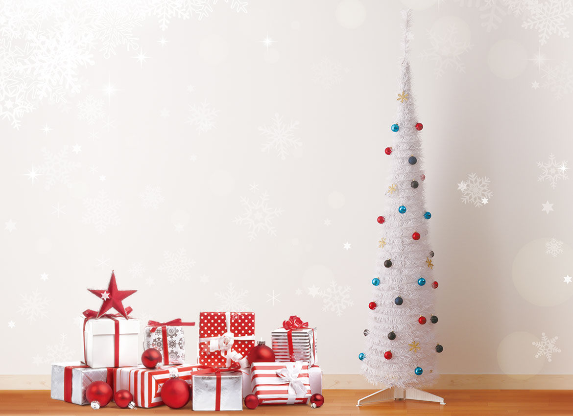 LITHON-ポップアップオーナメントツリー ホワイト