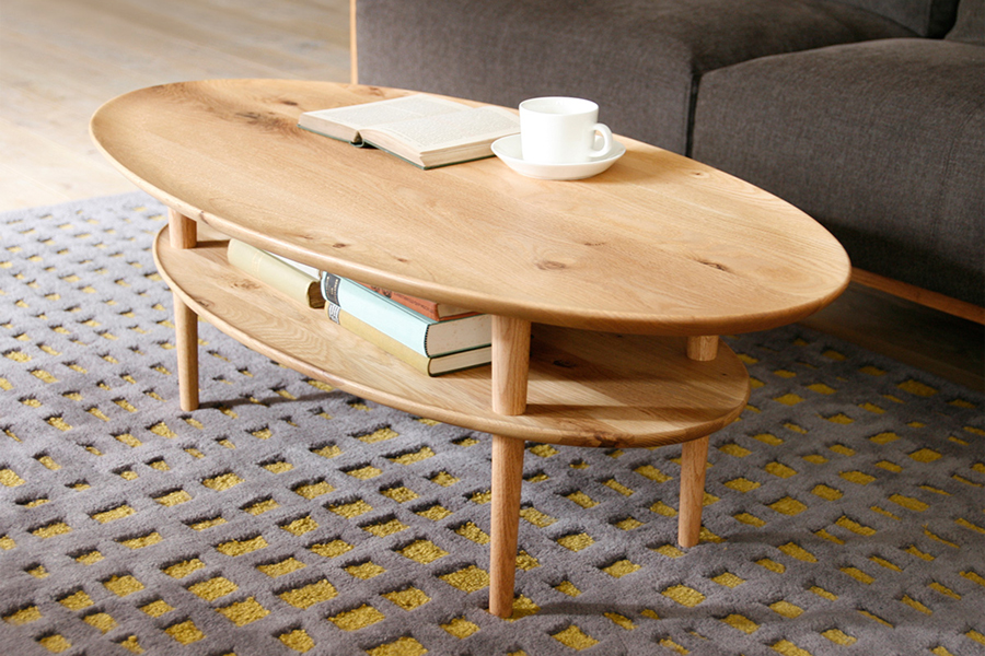 オーバル テーブル - ローテーブル・リビングテーブルの通販