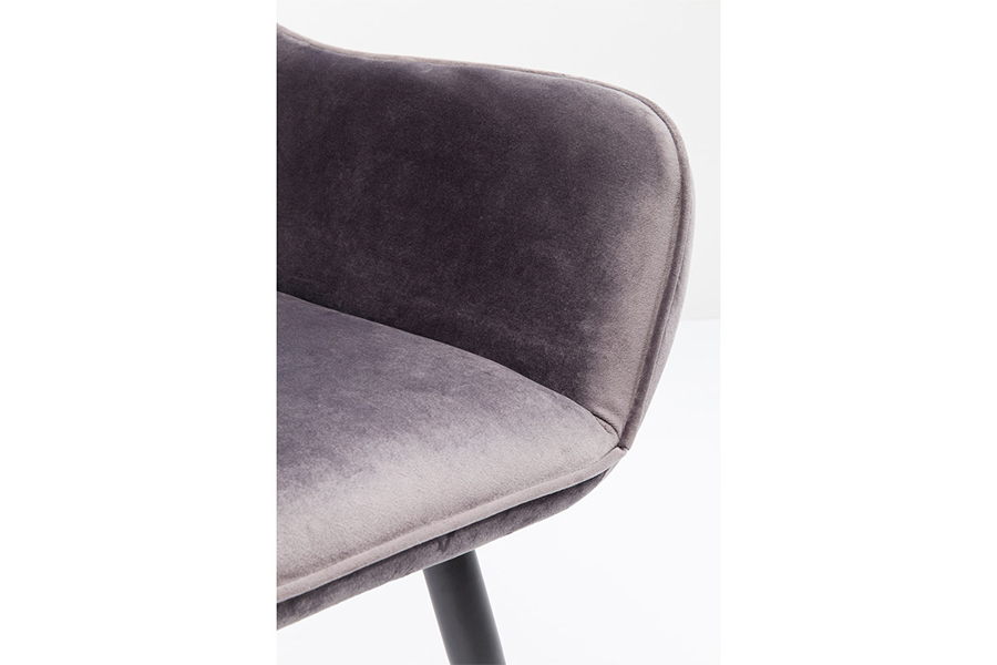 サンフランシスコ グレー アームチェア - ダイニングチェアの通販