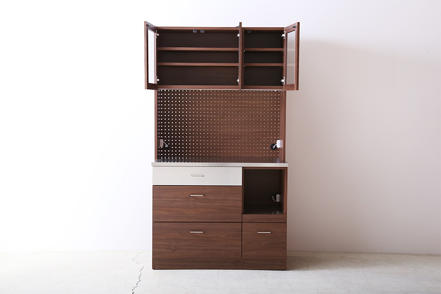 LUCIDO（ルシード）120/105オープンダイニングボード ウォールナット色