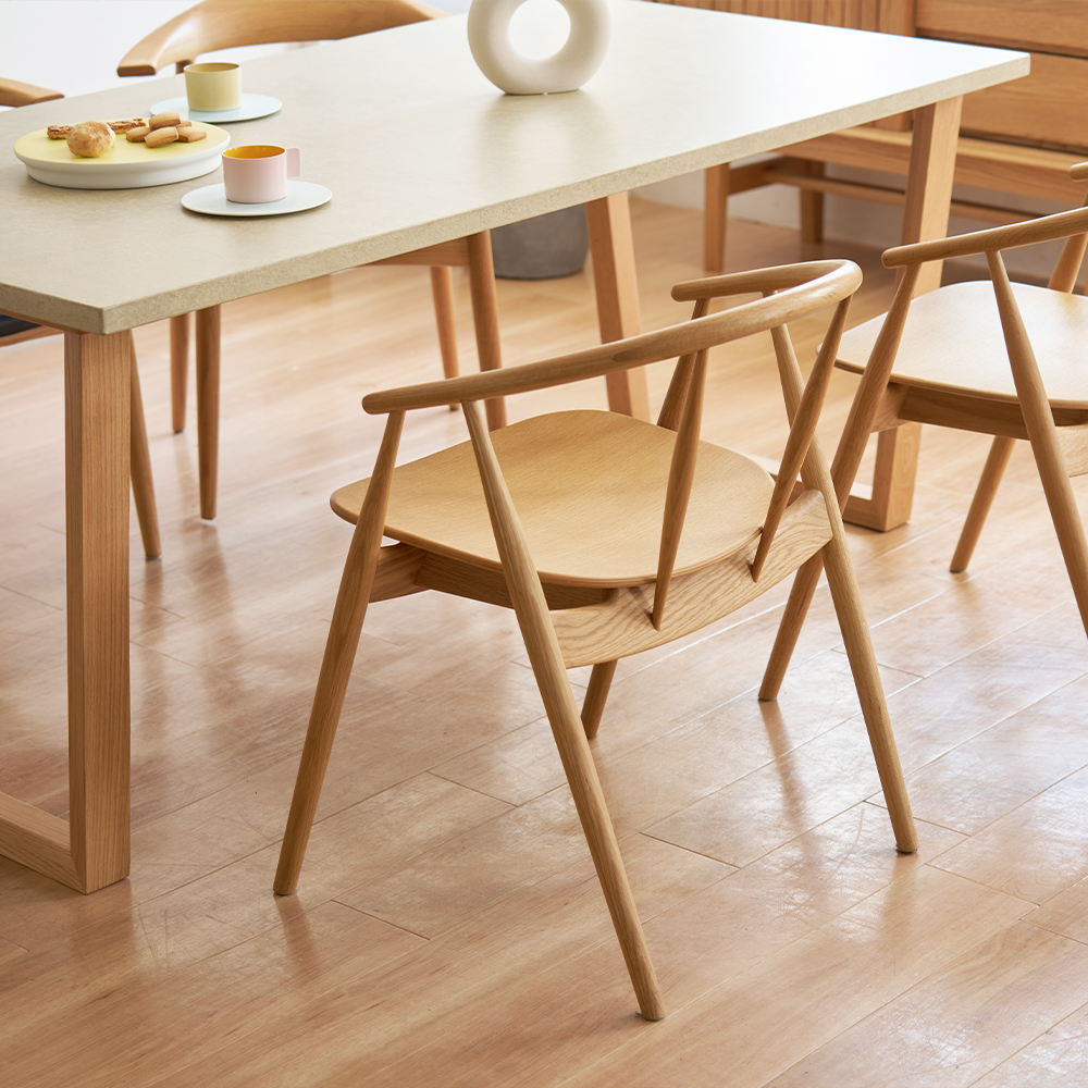 TRUNK2（トランクツー）ダイニングチェア DC1（オーク） - ダイニング