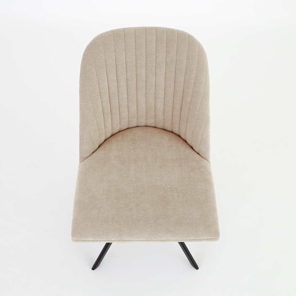 VISTA（ビスタ）チェア（アーム無）ベージュ - ダイニングチェアの通販