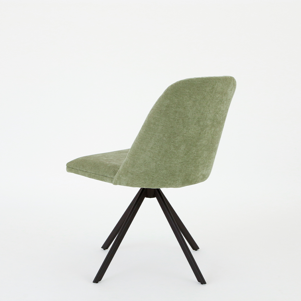 VISTA（ビスタ）チェア（アーム無）グリーン - ダイニングチェアの通販