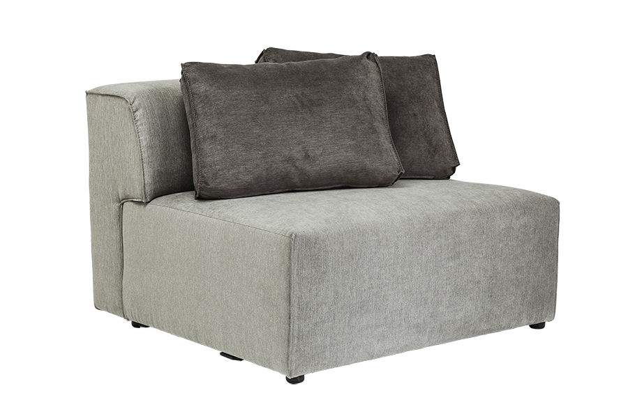 インフィニティ 2シーター 100 エレメンツ グレー ソファ - カウチ