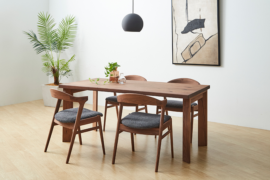 GAKU（ガク） ダイニングテーブル W1600（ウレタン塗装） - ダイニング