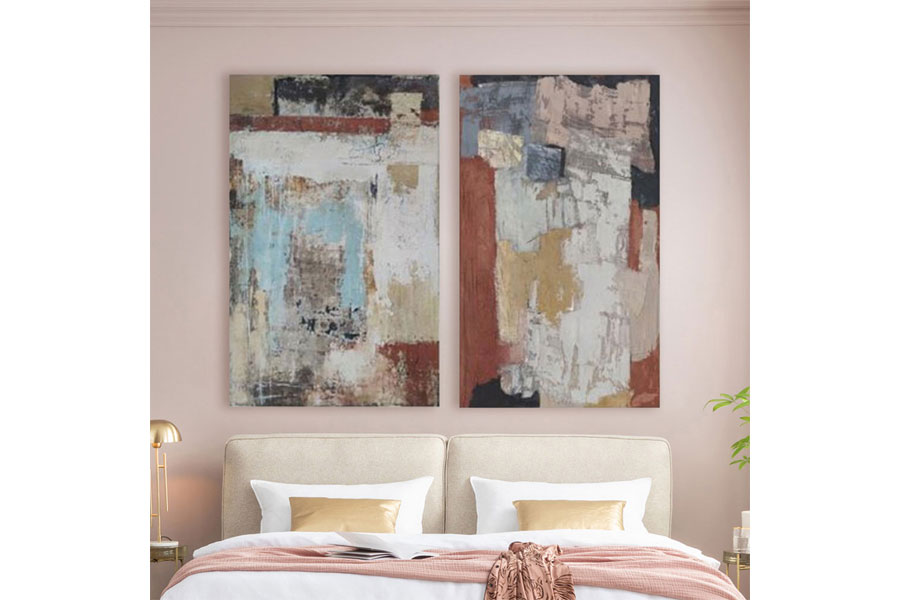 スプラッシュ オレンジ 90x120cm ピクチャー アート - アート