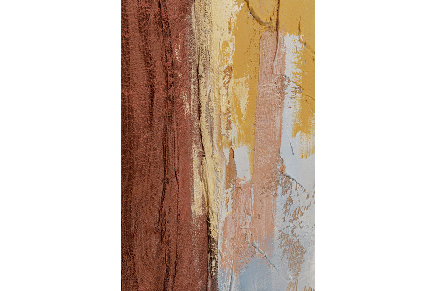 スプラッシュ オレンジ 90x120cm ピクチャー アート - アート