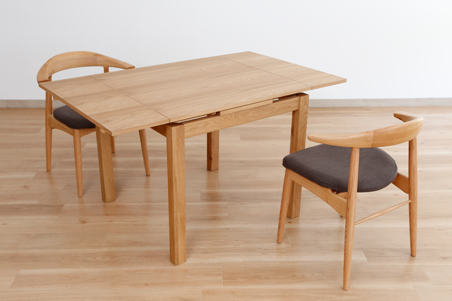 COMODO2（コモドツー） 伸長式ダイニングテーブル（オークOAK