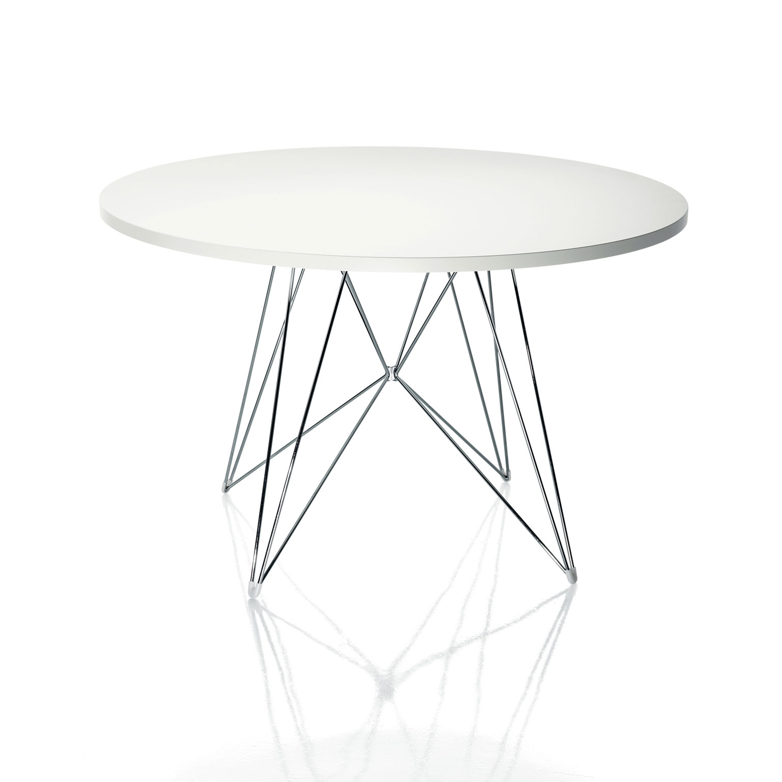 MAGIS（マジス）XZ3 Tavolo テーブル ラウンド Φ120 ホワイト×クローム