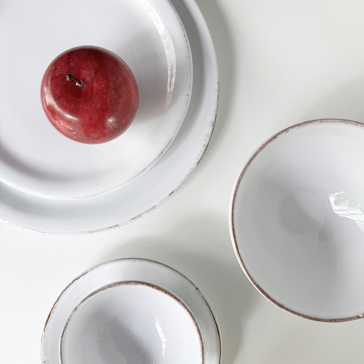 CASAgent（カサゲント）パスタプレート Φ25 ホワイト | LIVING MOTIF