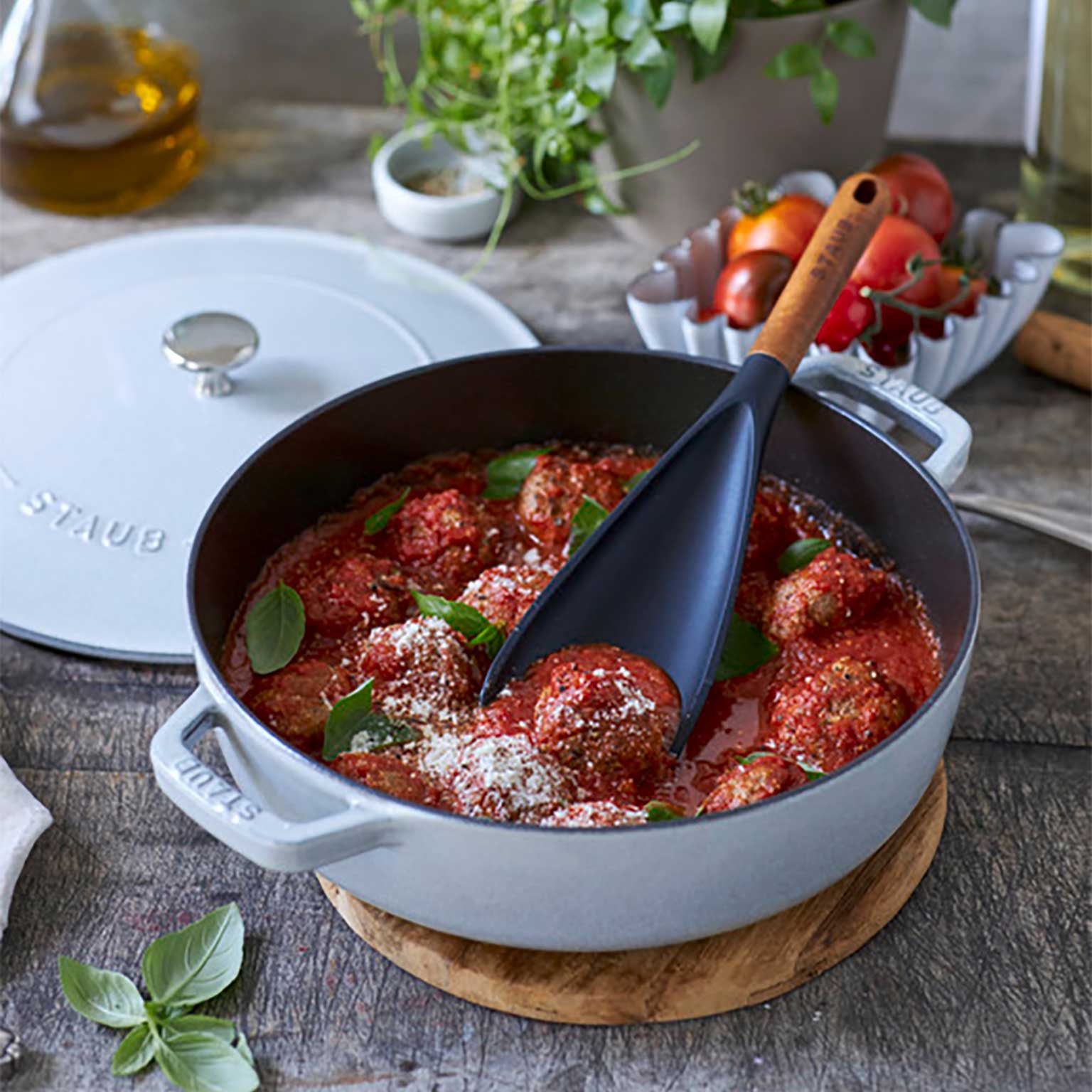 staub（ストウブ）ブレイザー ソースパン カンパーニュ 26cm | LIVING