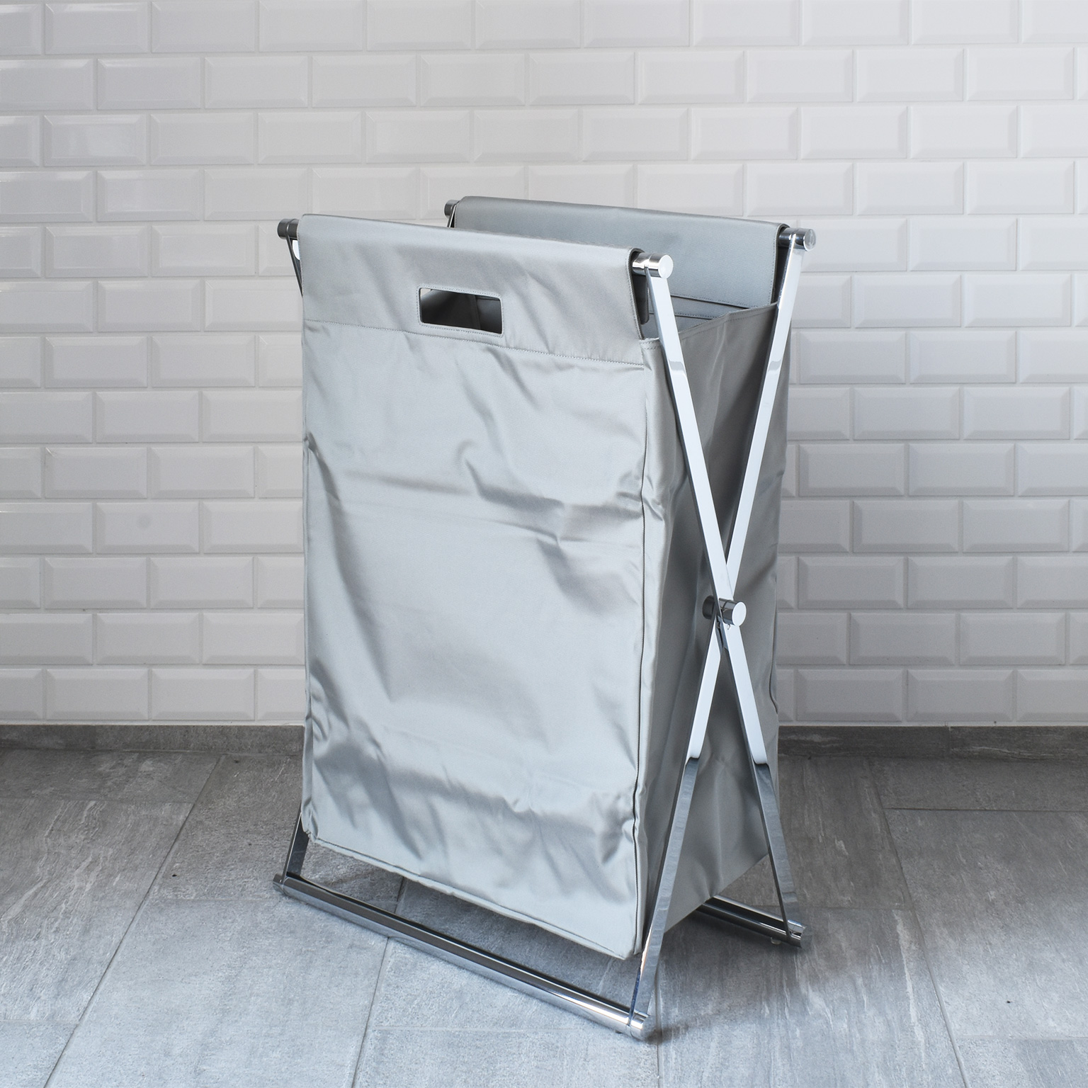 DECOR WALTHER（デコワルター）CROSS ランドリーバスケット | LIVING