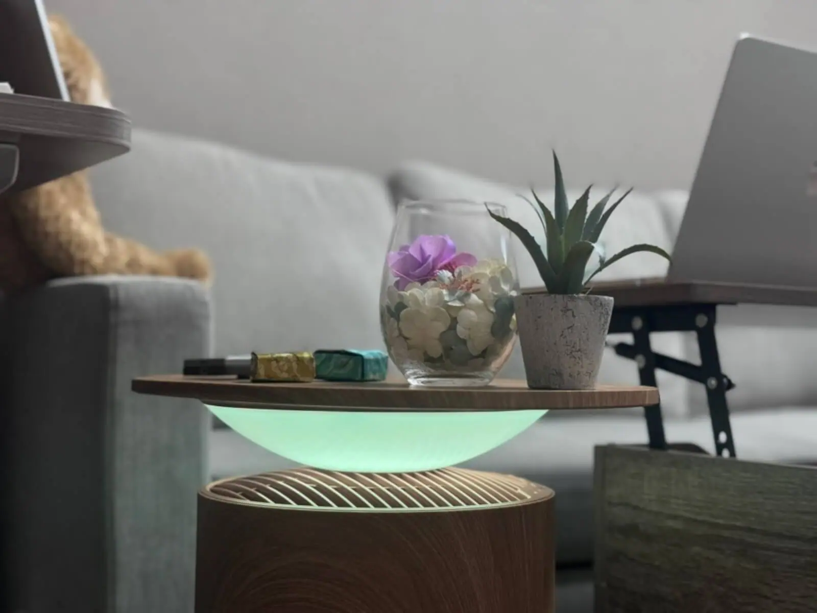 SwitchBot空気清浄機Table(ナチュラル)レビュー｜家具と家電が融合した