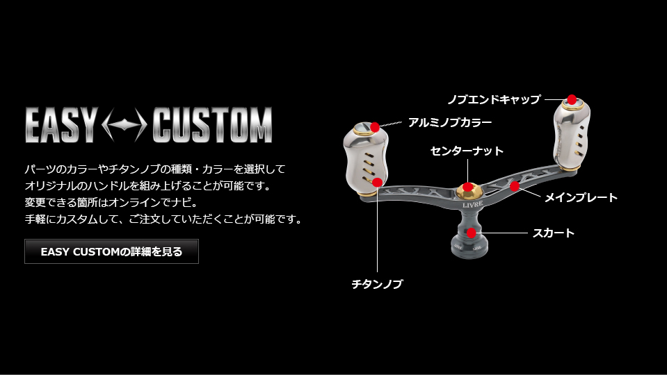 WING 100（ウイング 100）｜スピニングリール｜カスタムリールハンドル