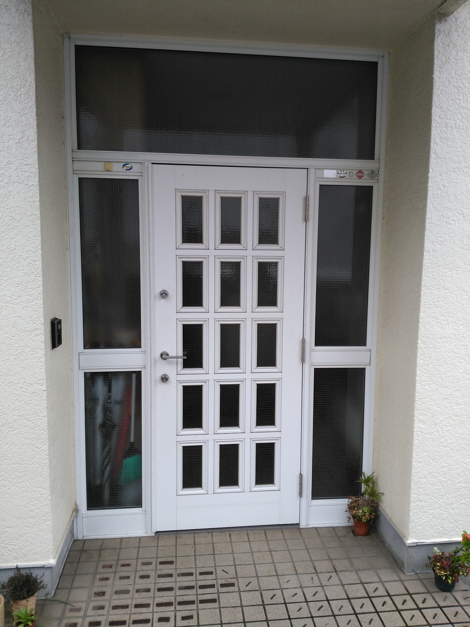 リシェント玄関ドア 断熱仕様(K4) タッチキーオプション付への交換の