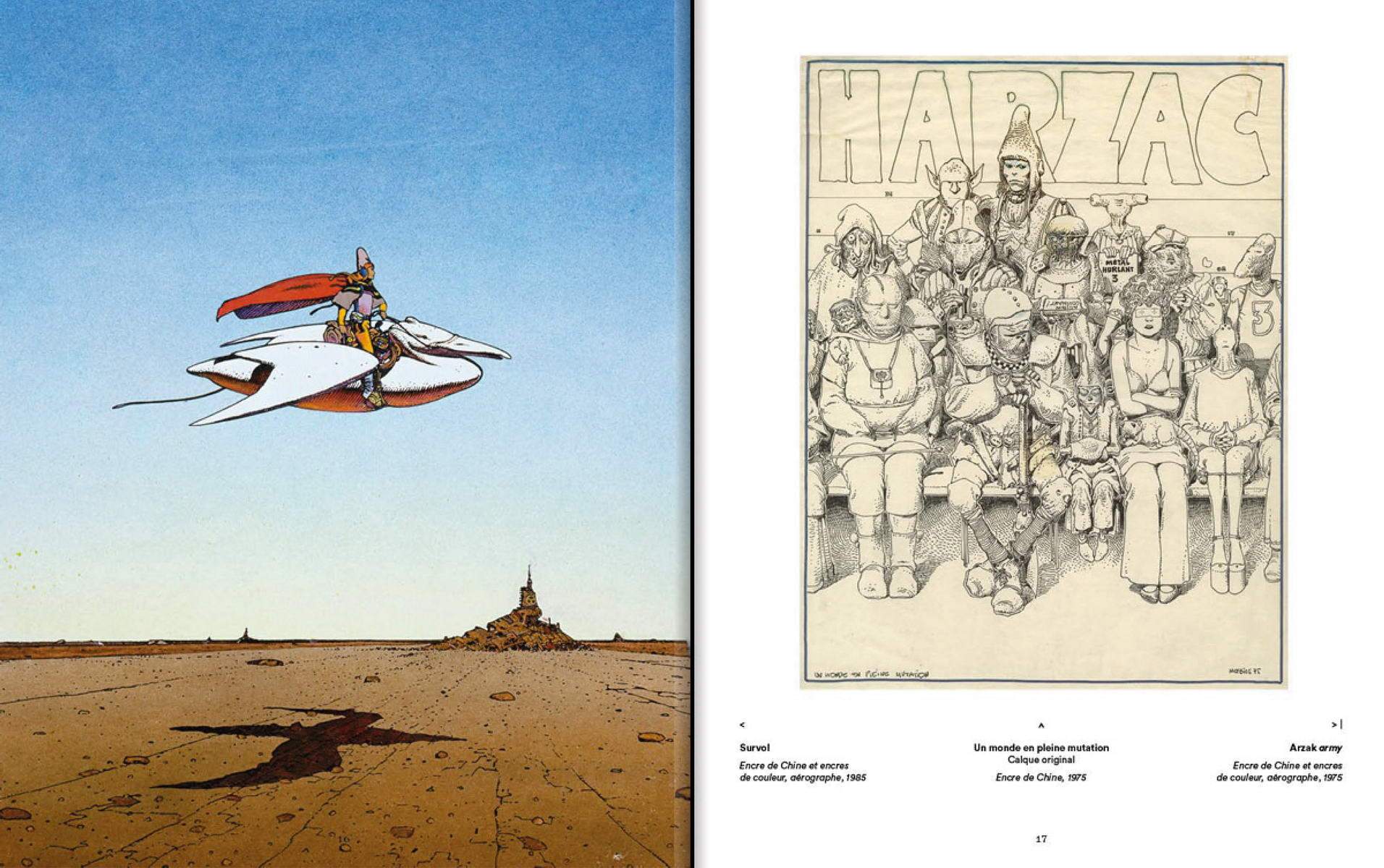 Moebius - Arzak artbook - Moebius little Panthéon