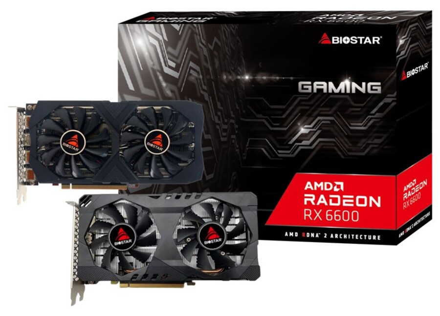 Graphics card BIOSTAR AMD Radeon RX 6600 GAMING 8GB