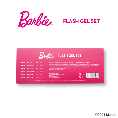 Barbie | フラッシュジェル 6色セット | ライフビューティーネイルプロ