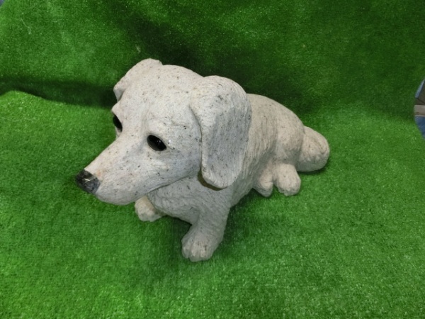 神話広場 石 傘立て 犬 ダックスフンド 置物 ダックスフント ダックス