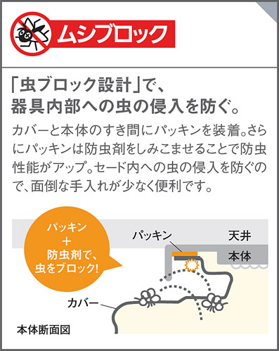 Panasonic LED シーリングライト LGBZ2453 | 商品紹介 | 照明器具の