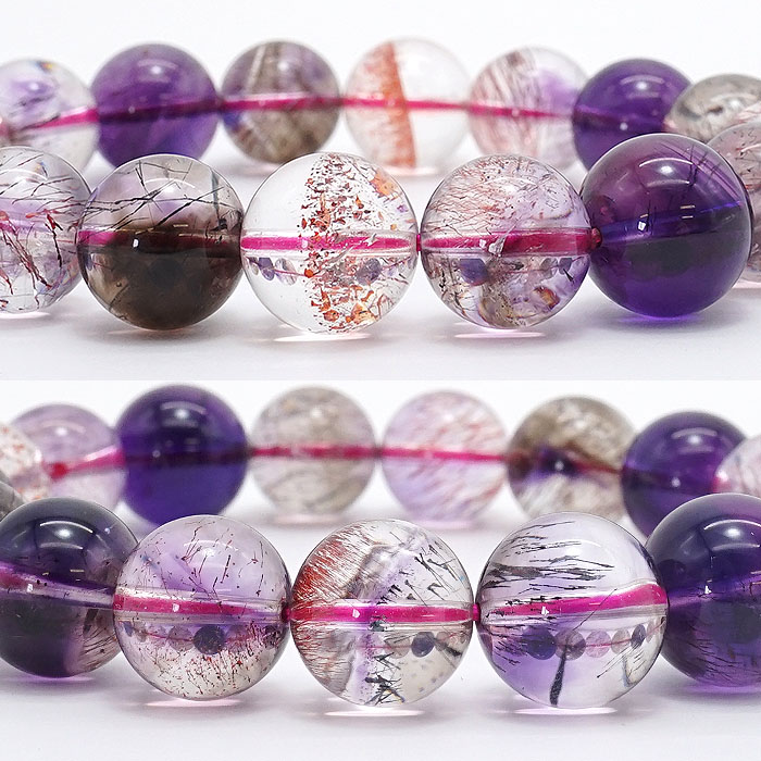 0847  石 カラーストーン パワーストーン 詳細不明 約7ミリ サンストーン ストレートブレスレット パワーストーン 日長石