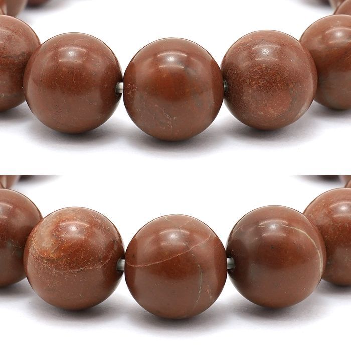 土佐赤石 12mm ブレスレット 高知県 日本銘石 鉱物 天然石
