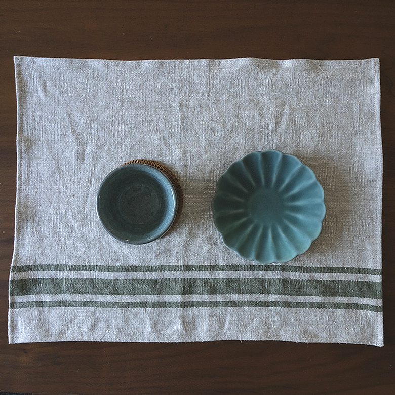 リトアニア リネン で作った ランチョンマット プレースマット