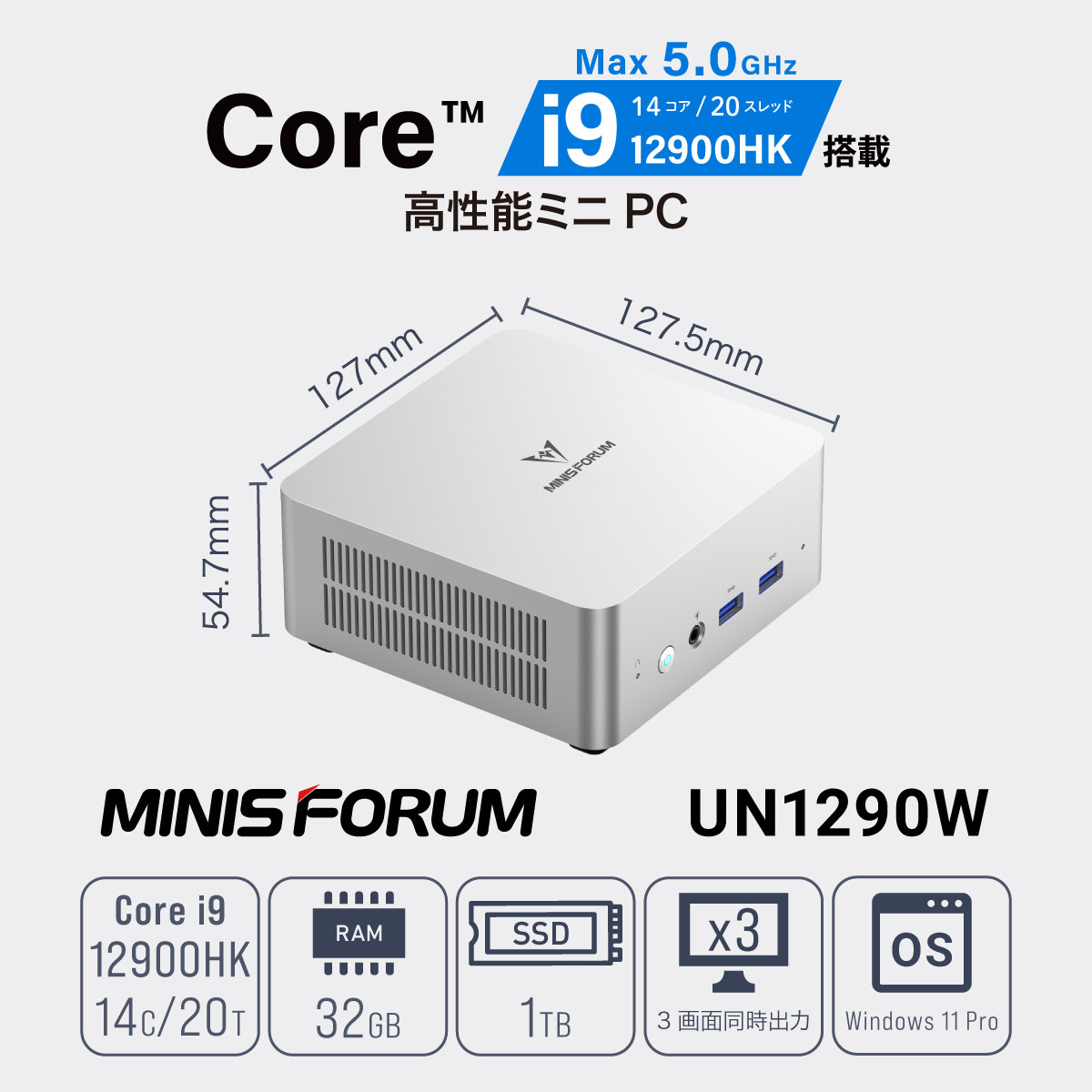 MINISFORUM UN1290W【終息】 | 株式会社リンクスインターナショナル