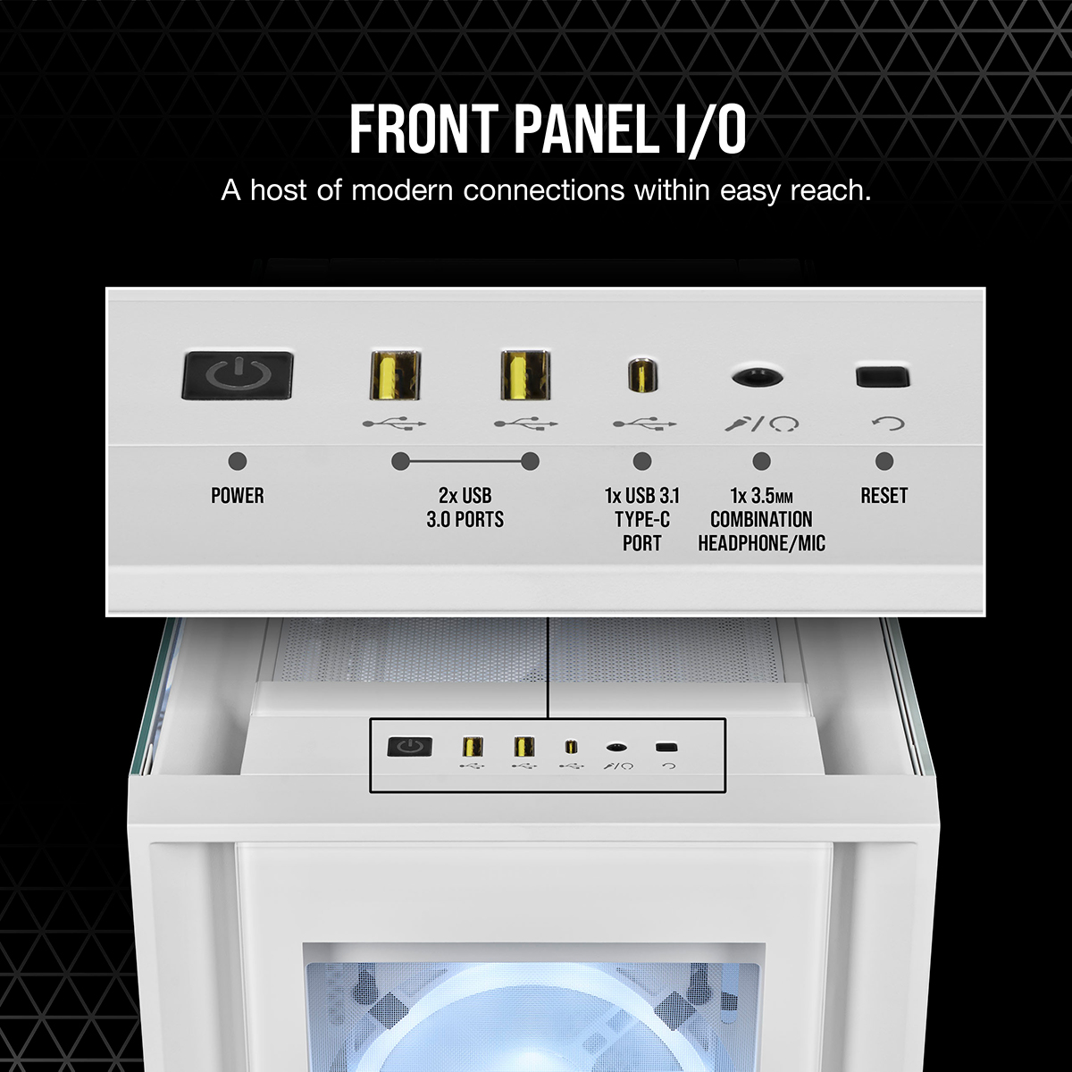 CORSAIR iCUE 5000X RGB QL Edition | 株式会社リンクスインターナショナル