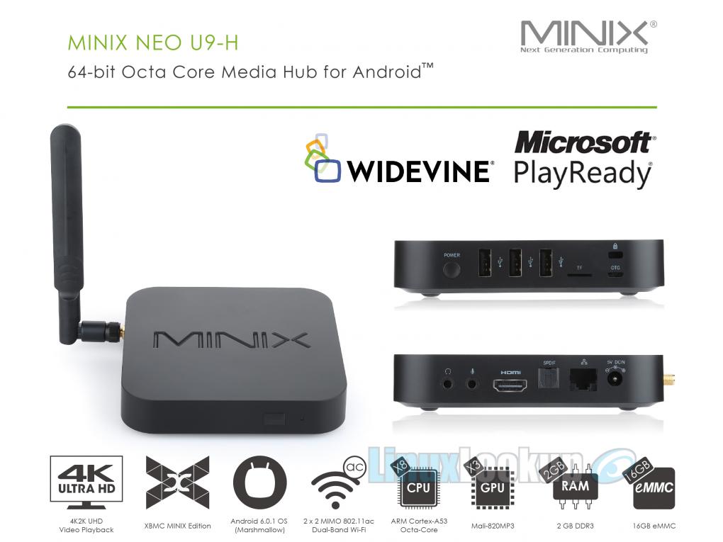 MINIX NEO U9-H Media Hub Review | Linuxlookup