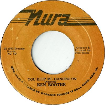 洋楽 ken boothe time passage 7inch ケン・ブース & シマロンズ KEN