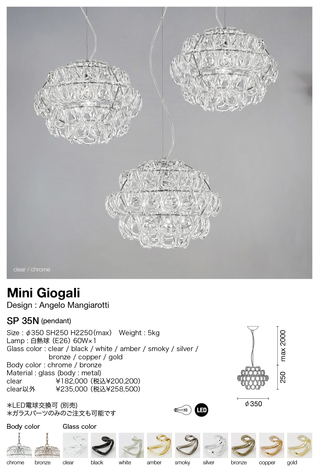 VISTOSI Mini Giogali SP 35N（ヴィストージ ジョガーリ / ミニ