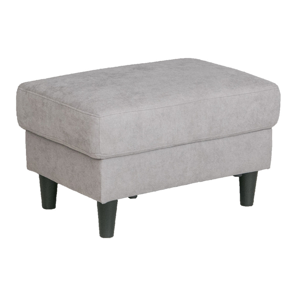 lushroom スツール 1人掛け ファブリック グレー ダークグレー 足置き