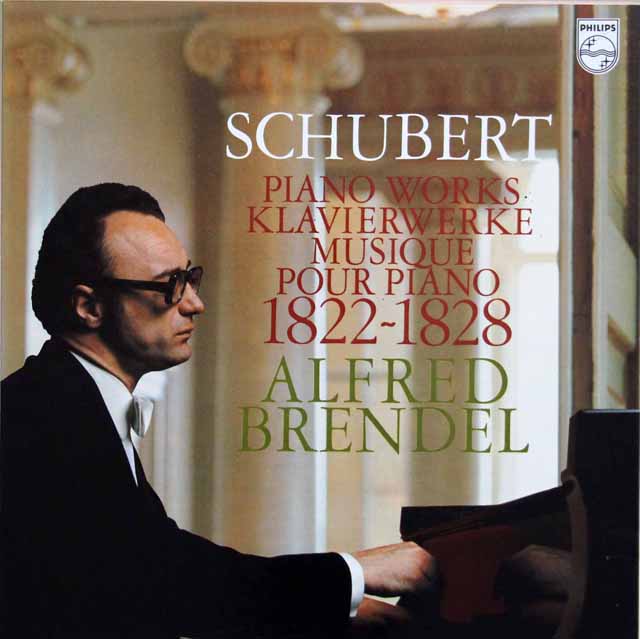 LP レコード ブレンデルのシューベルト/ピアノ作品集 1822-1828 蘭