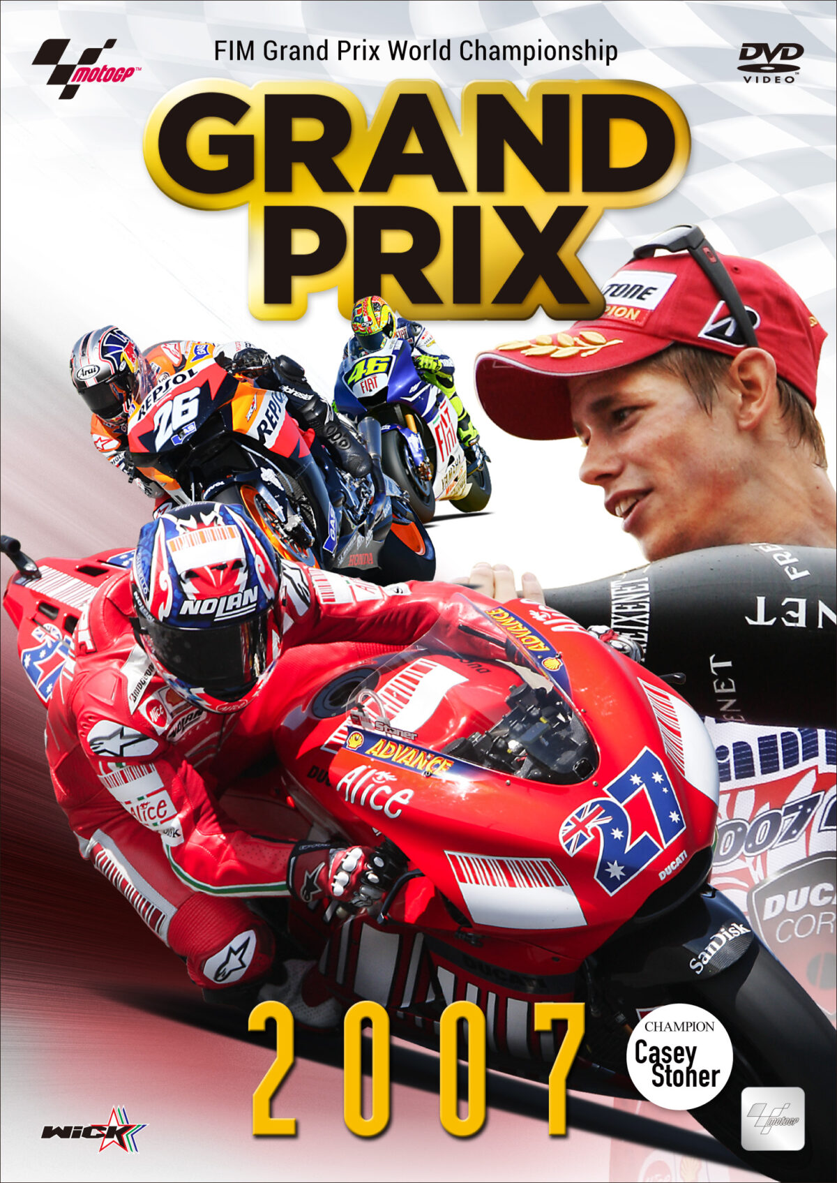 ロッシを制しストーナーが初優勝を獲得！GRAND PRIX 2007 総集編が発売
